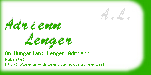 adrienn lenger business card